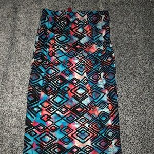 Multicolor Pencil Skirt